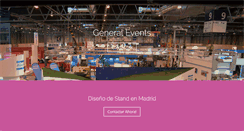 Desktop Screenshot of generalevents.com